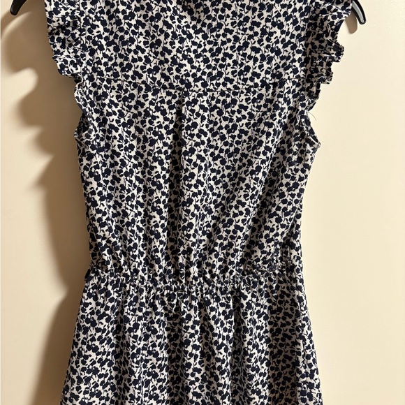 Floral Wrap Shirt in Black and White - Picture 2 of 6